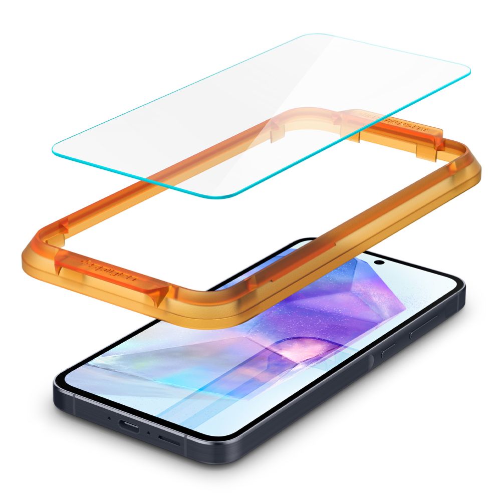 VERRE TREMPE SPIGEN ALM GLAS.TR 2-PACK GALAXY A55 5G TRANSPARENT