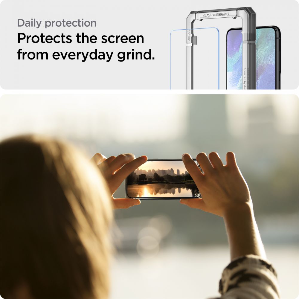VERRE TREMPE SPIGEN ALM GLAS.TR 2-PACK GALAXY S21 FE