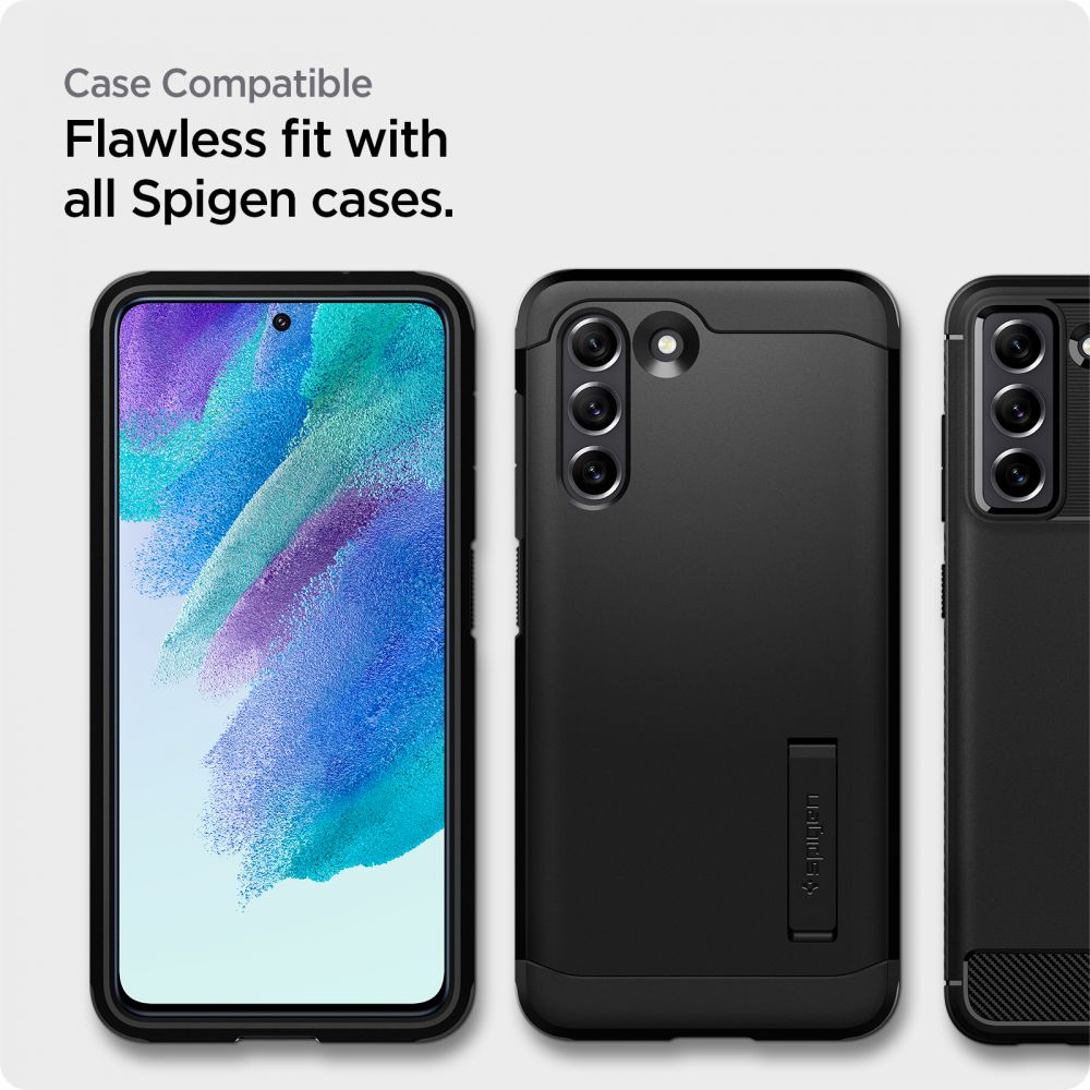 VERRE TREMPE SPIGEN ALM GLAS.TR 2-PACK GALAXY S21 FE
