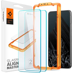 VERRE TREMPE SPIGEN ALM GLAS.TR 2-PACK GOOGLE PIXEL 8 PRO TRANSPARENT