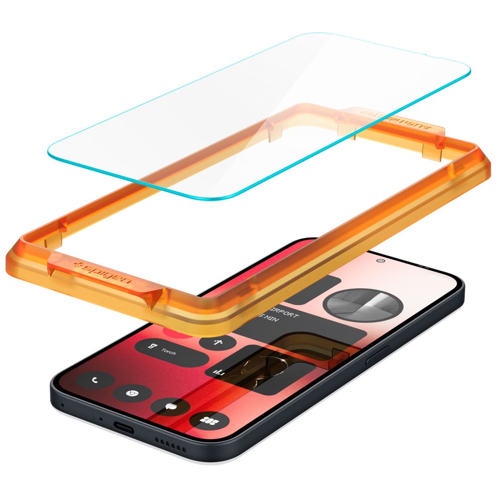 VERRE TREMPE SPIGEN ALM GLAS.TR 2-PACK NOTHING PHONE 2A / 2A PLUS TRANSPARENT