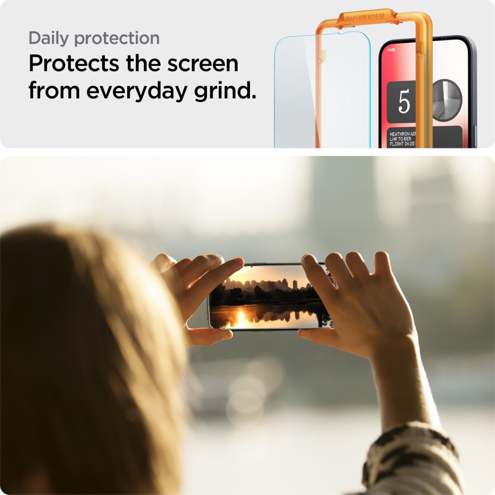 VERRE TREMPE SPIGEN ALM GLAS.TR 2-PACK NOTHING PHONE 2A / 2A PLUS TRANSPARENT
