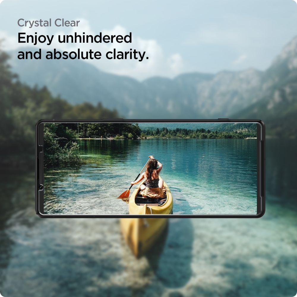2X VERRE TEMPERÉ SPIGEN ALM GLAS.TR 2-PACK SONY XPERIA 1 VI TRANSPARENT