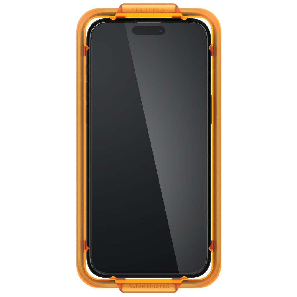VERRE TREMPE SPIGEN ALM GLASS FC 2-PACK IPHONE 15 NOIR