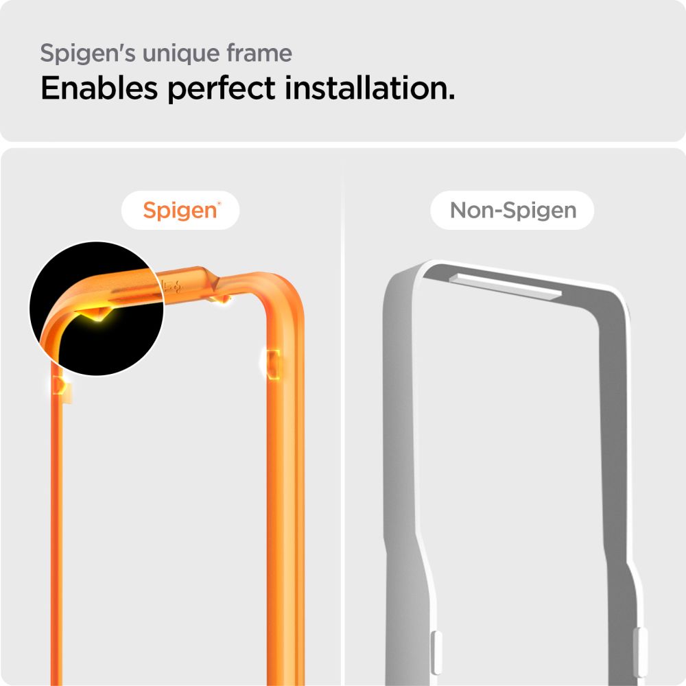 VERRE TREMPE SPIGEN ALM GLASS FC 2-PACK IPHONE 15 NOIR