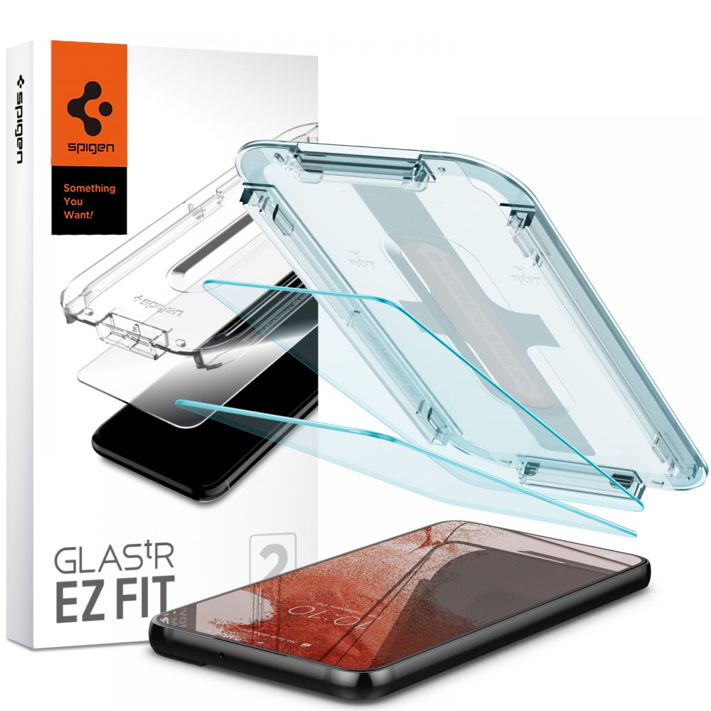 VERRE TREMPE SPIGEN GLAS.TR "EZ FIT" 2-PACK GALAXY S22