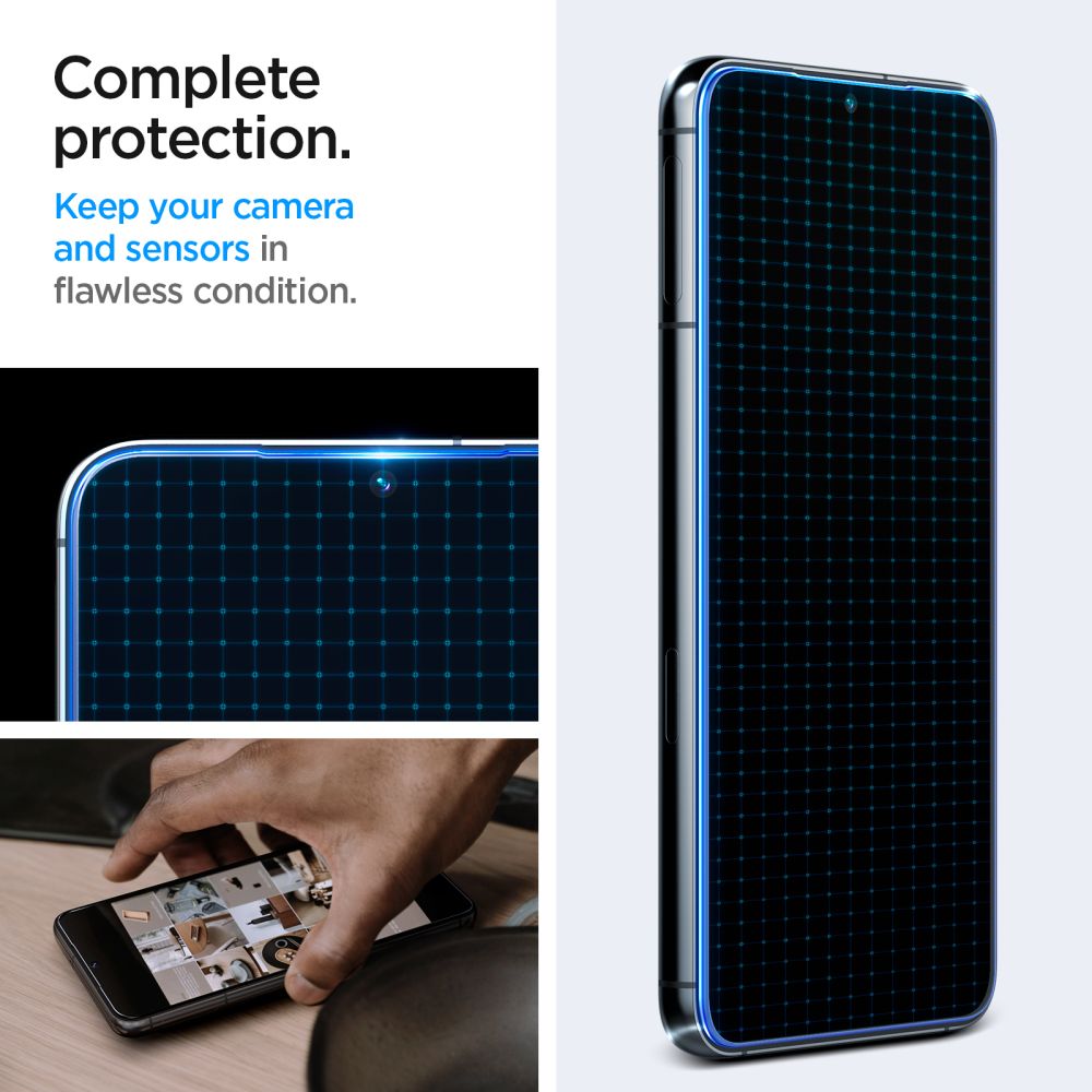VERRE TREMPE SPIGEN GLAS.TR "EZ FIT" 2-PACK GALAXY S23+ PLUS TRANSPARENT