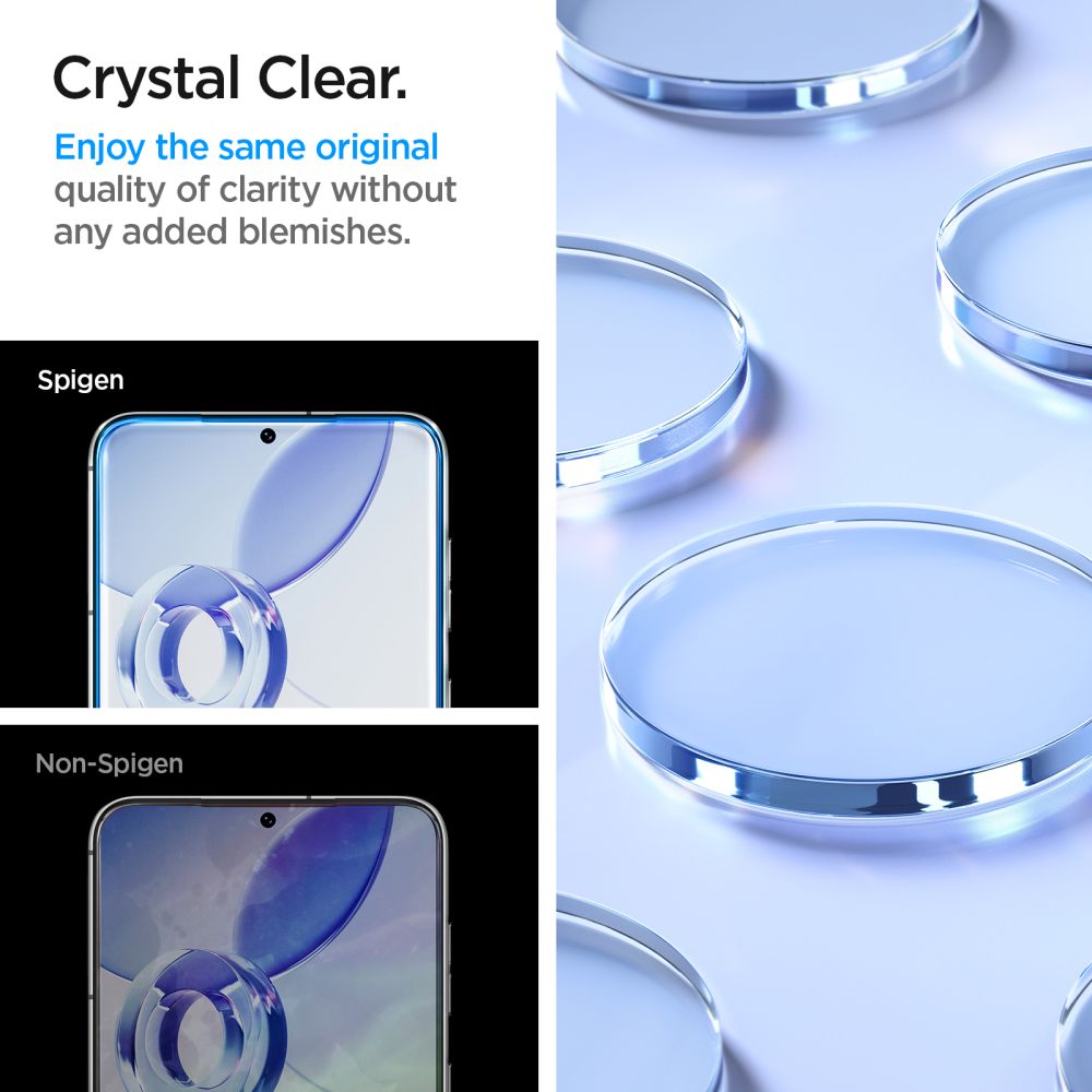 VERRE TREMPE SPIGEN GLAS.TR "EZ FIT" 2-PACK GALAXY S23+ PLUS TRANSPARENT