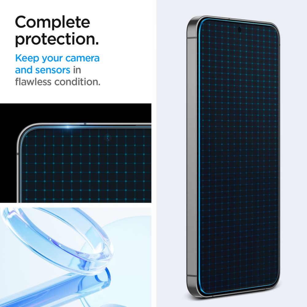VERRE TREMPE SPIGEN GLAS.TR "EZ FIT" 2-PACK GALAXY S24 FE TRANSPARENT
