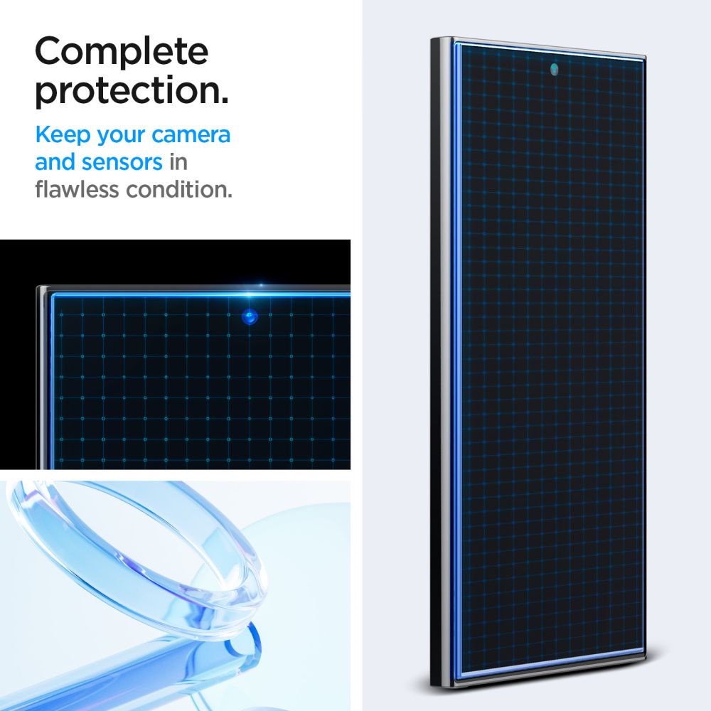 VERRE TREMPE SPIGEN GLAS.TR "EZ FIT" 2-PACK GALAXY S24 ULTRA CLAR.
