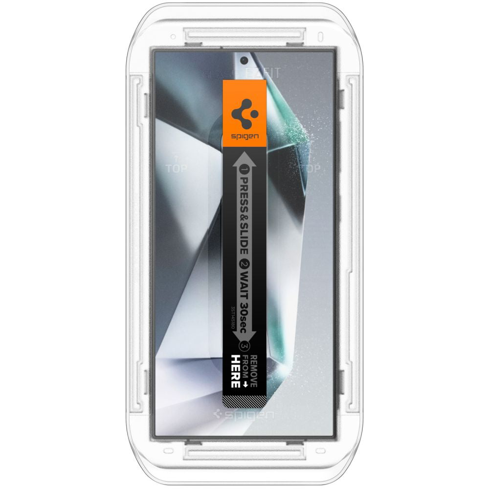 2X VERRE TEMPERÉ SPIGEN GLAS.TR "EZ FIT" 2-PACK GALAXY S24 ULTRA PRIVACY