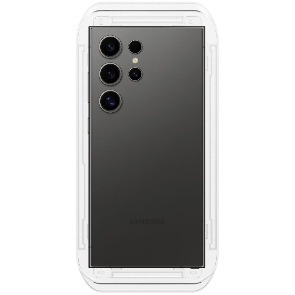 2X VERRE TEMPERÉ SPIGEN GLAS.TR "EZ FIT" 2-PACK GALAXY S24 ULTRA PRIVACY