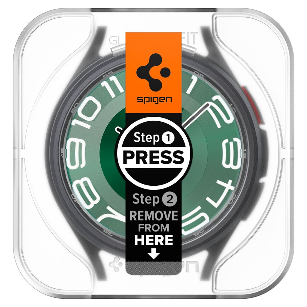 VERRE TREMPE SPIGEN GLAS.TR "EZ-FIT" 2-PACK GALAXY WATCH 6 CLASSIC (47 MM) TRANSPARENT