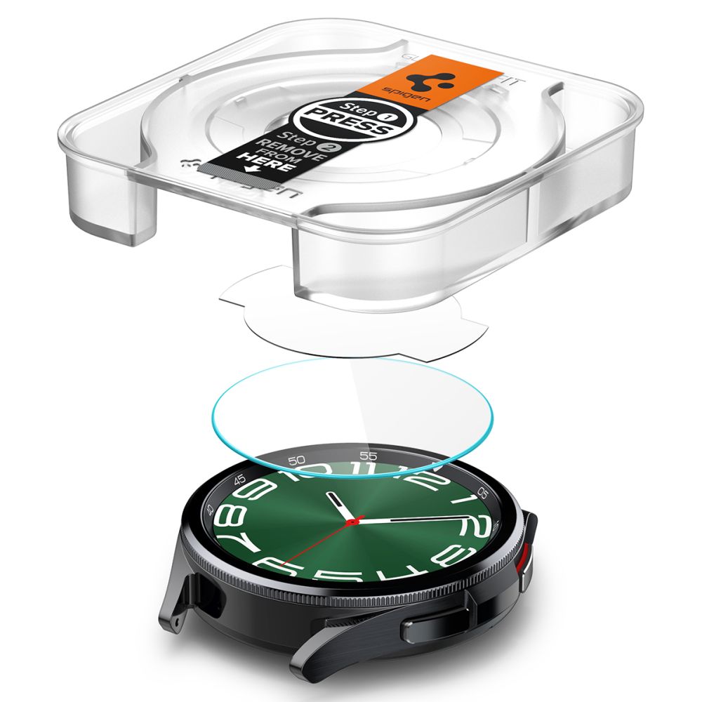 VERRE TREMPE SPIGEN GLAS.TR "EZ-FIT" 2-PACK GALAXY WATCH 6 CLASSIC (47 MM) TRANSPARENT