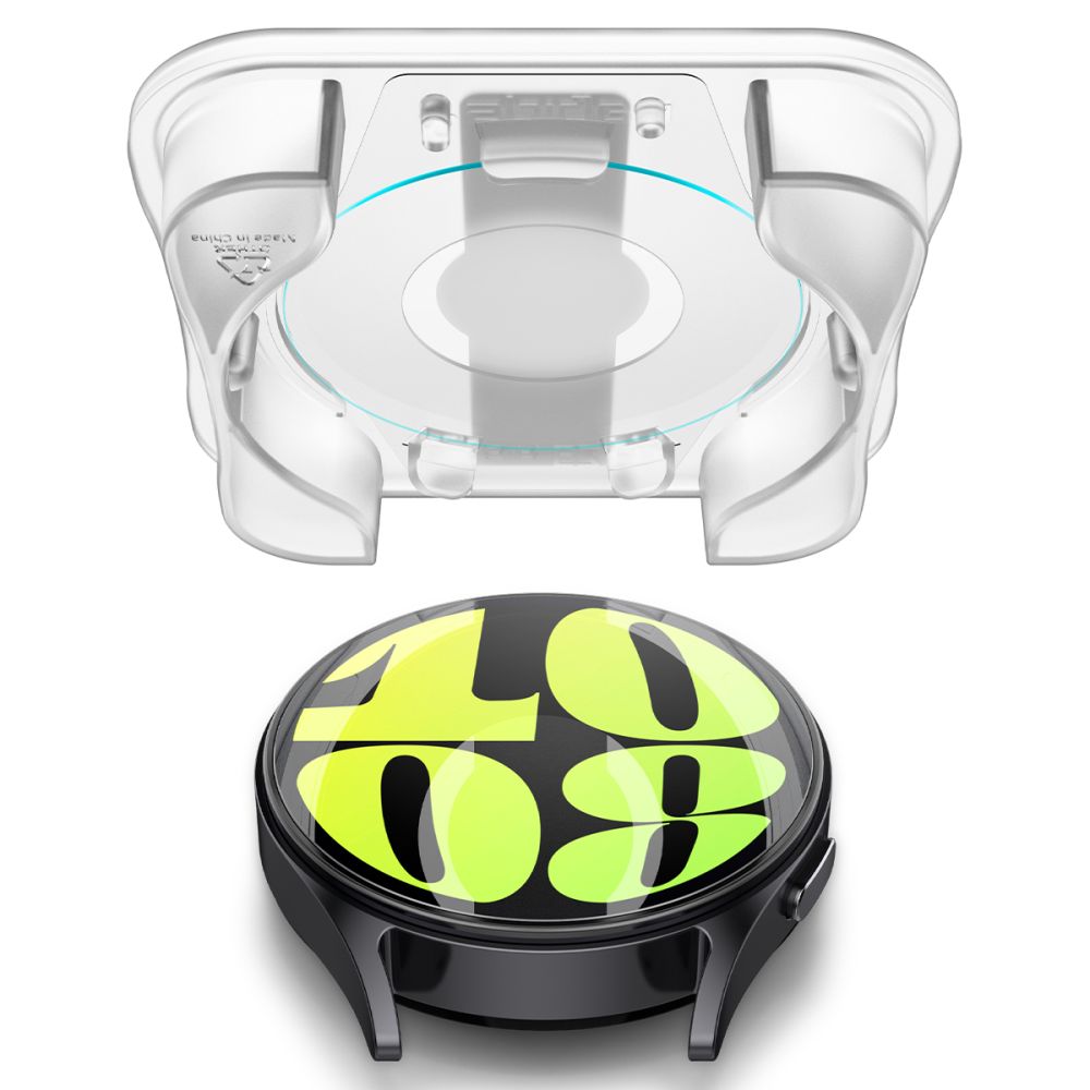 2X VERRE TEMPERÉ POUR GALAXY WATCH 7 (44 MM) SPIGEN GLAS.TR "EZ-FIT" 2-PACK TRANSPARENT