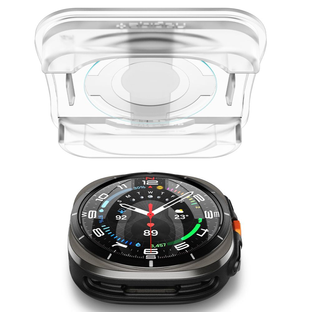 VERRE TREMPE SPIGEN GLAS.TR "EZ-FIT" 2-PACK GALAXY WATCH ULTRA (47 MM) TRANSPARENT