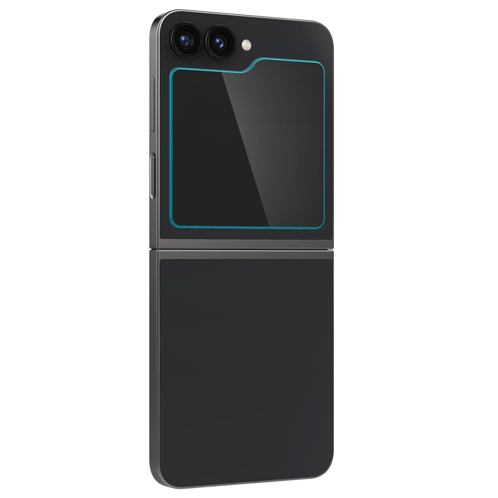 2X VERRE TEMPERÉ POUR SAMSUNG GALAXY Z FLIP 6 SPIGEN GLAS.TR "EZ FIT" 2-PACK TRANSPARENT