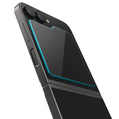 2X VERRE TEMPERÉ POUR SAMSUNG GALAXY Z FLIP 6 SPIGEN GLAS.TR "EZ FIT" 2-PACK TRANSPARENT