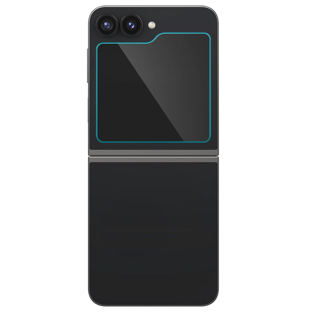 2X VERRE TEMPERÉ POUR SAMSUNG GALAXY Z FLIP 6 SPIGEN GLAS.TR "EZ FIT" 2-PACK TRANSPARENT