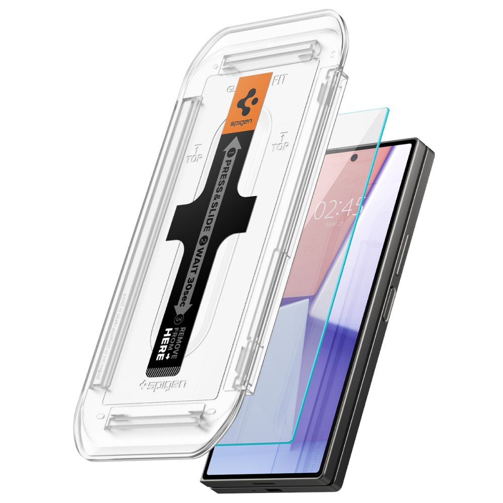 2X VERRE TEMPERÉ POUR SAMSUNG GALAXY Z FOLD 6 SPIGEN GLAS.TR "EZ FIT" 2-PACK TRANSPARENT