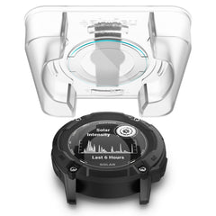 VERRE TREMPE POUR GARMIN INSTINCT 2X SOLAR SPIGEN GLAS.TR "EZ FIT" 2-PACK TRANSPARENT