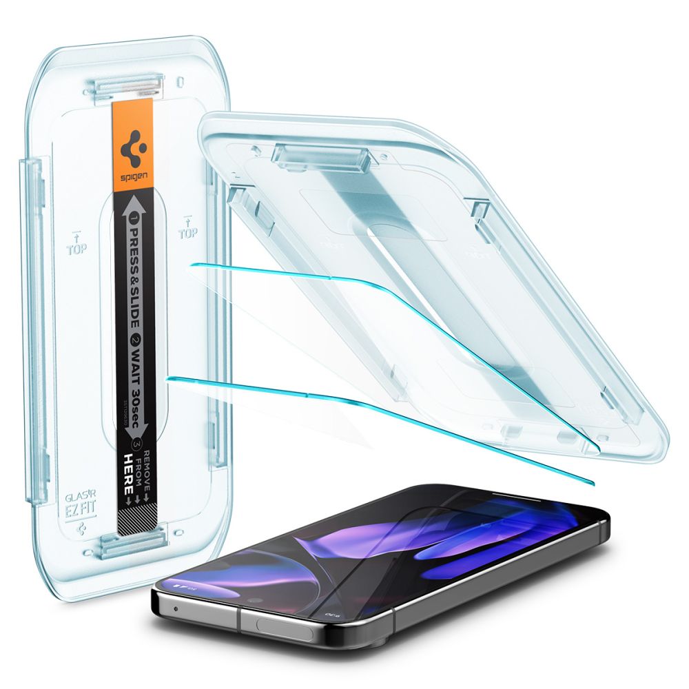 VERRE TREMPE SPIGEN GLAS.TR "EZ FIT" 2-PACK GOOGLE PIXEL 9 PRO XL TRANSPARENT