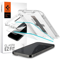 VERRE TREMPE SPIGEN GLAS.TR "EZ FIT" 2-PACK IPHONE 14 PRO TRANSPARENT