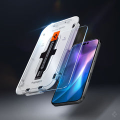 VERRE TREMPE SPIGEN GLAS.TR "EZ FIT" 2-PACK IPHONE 14 PRO MAX TRANSPARENT