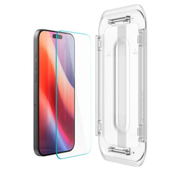 2X VERRE TEMPERÉ SPIGEN GLAS.TR "EZ FIT" 2-PACK IPHONE 16 PRO TRANSPARENT