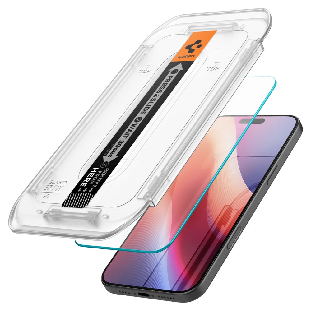 VERRE TREMPE SPIGEN GLAS.TR "EZ FIT" 2-PACK IPHONE 16 PRO MAX TRANSPARENT