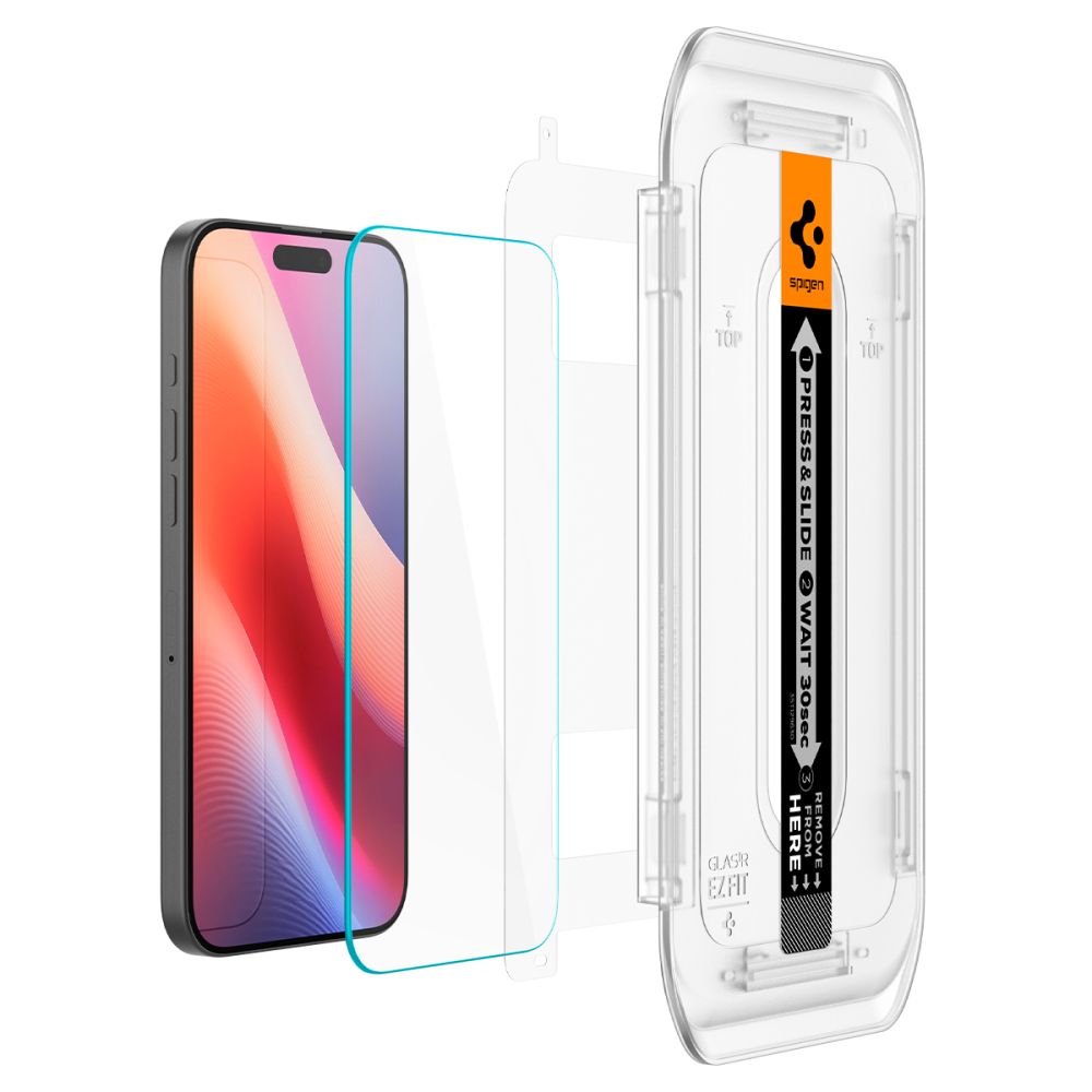 VERRE TREMPE SPIGEN GLAS.TR "EZ FIT" 2-PACK IPHONE 16 PRO MAX TRANSPARENT