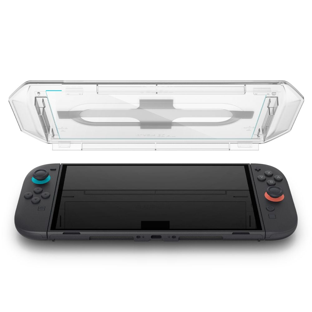 VERRE TREMPE SPIGEN GLAS.TR "EZ FIT" 2-PACK NINTENDO SWITCH 2 TRANSPARENT