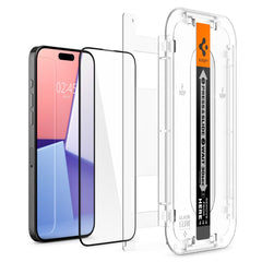 VERRE TREMPE SPIGEN GLAS.TR "EZ FIT" FC IPHONE 15 PRO MAX NOIR