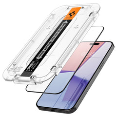 VERRE TREMPE SPIGEN GLAS.TR "EZ FIT" FC IPHONE 15 PRO MAX NOIR