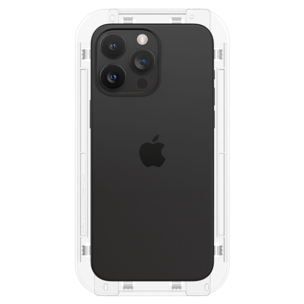 VERRE TREMPE SPIGEN GLAS.TR "EZ FIT" FC IPHONE 15 PRO MAX NOIR