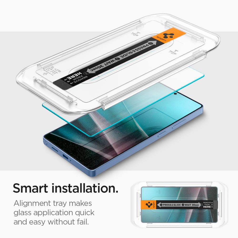 VERRE TREMPE SPIGEN GLAS.TR "EZ FIT" HD 2-PACK GALAXY S25 ULTRA CLARITY