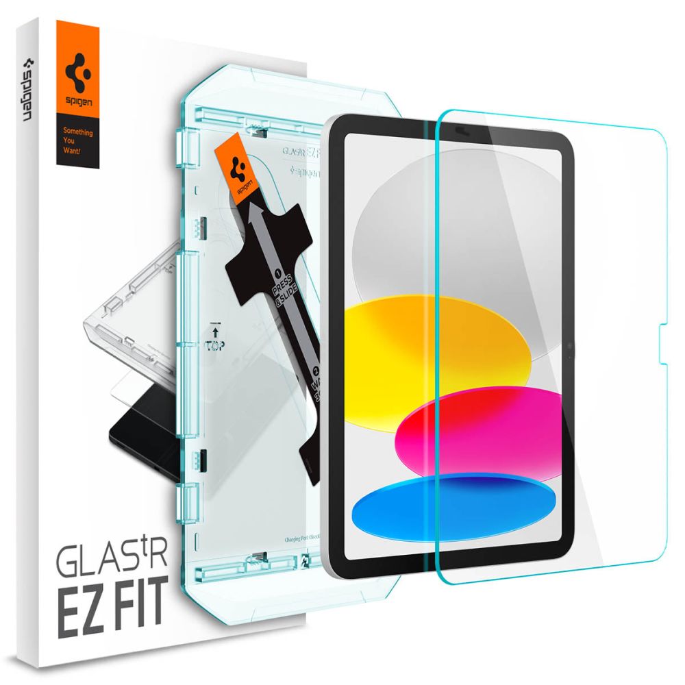 VERRE TREMPE POUR IPAD 10,9” 10 / 2022 / 11” 11 / 2025 SPIGEN GLAS.TR ”EZ FIT” TRANSPARENT