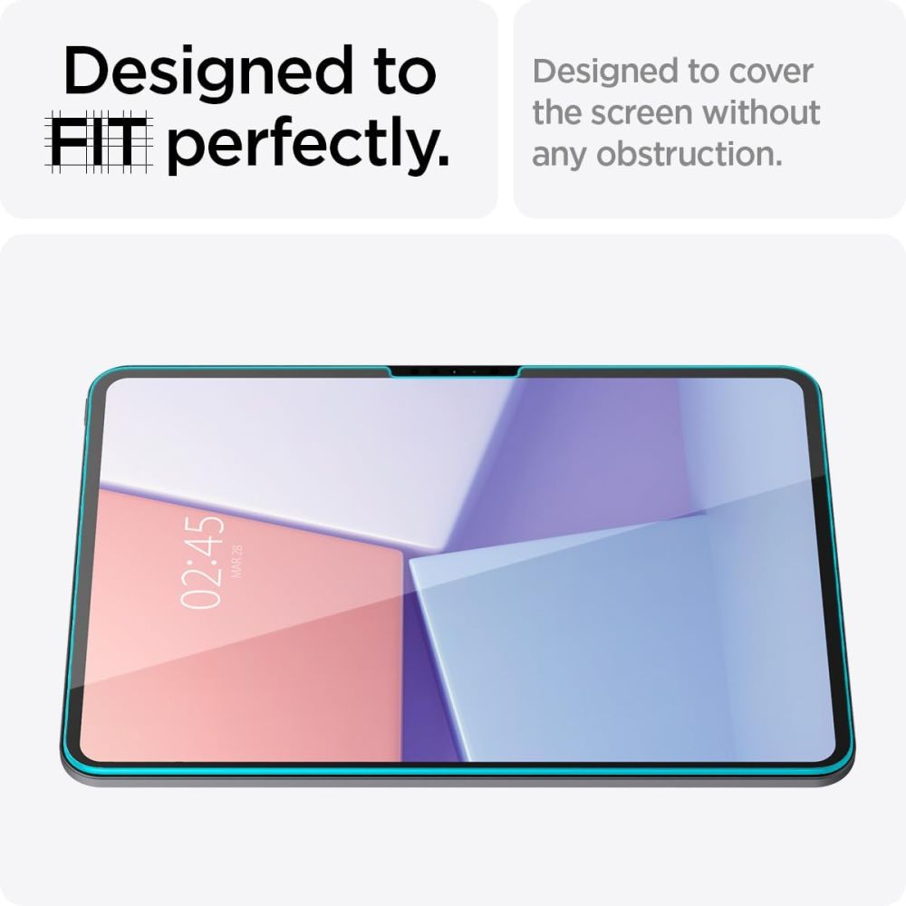 VERRE TREMPE POUR IPAD PRO 11 5 / 2024 SPIGEN GLAS.TR "EZ FIT" TRANSPARENT