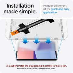VERRE TREMPE POUR IPAD PRO 11 5 / 2024 SPIGEN GLAS.TR "EZ FIT" TRANSPARENT
