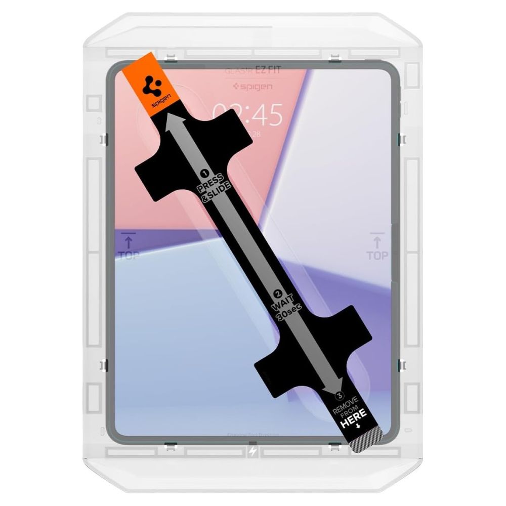 VERRE TREMPE POUR IPAD PRO 13 7 / 2024 SPIGEN GLAS.TR "EZ FIT" TRANSPARENT