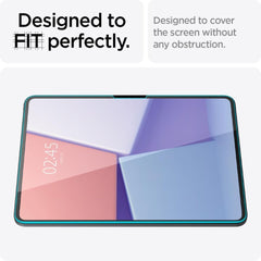 VERRE TREMPE POUR IPAD PRO 13 7 / 2024 SPIGEN GLAS.TR "EZ FIT" TRANSPARENT
