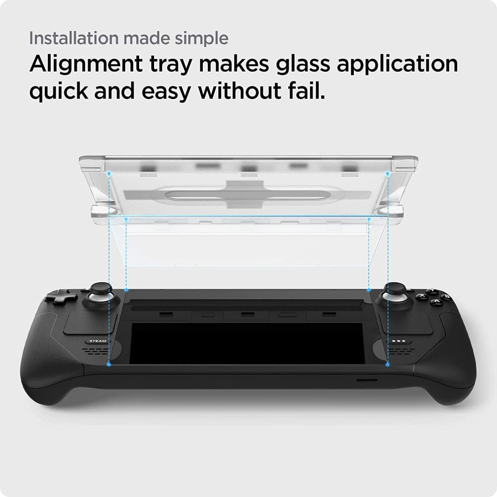 VERRE TREMPE SPIGEN GLAS.TR "EZ FIT" STEAM DECK / OLED TRANSPARENT