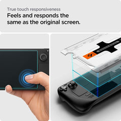 VERRE TREMPE SPIGEN GLAS.TR "EZ FIT" STEAM DECK / OLED TRANSPARENT