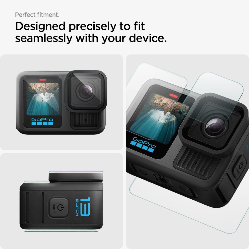 VERRE TREMPE SPIGEN GLAS.TR SLIM 2-SET GOPRO HERO 13 TRANSPARENT