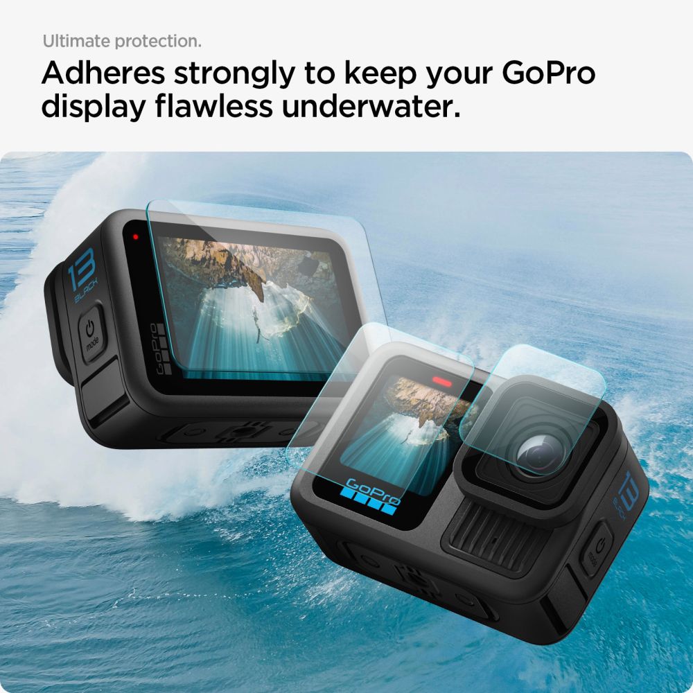 VERRE TREMPE SPIGEN GLAS.TR SLIM 2-SET GOPRO HERO 13 TRANSPARENT