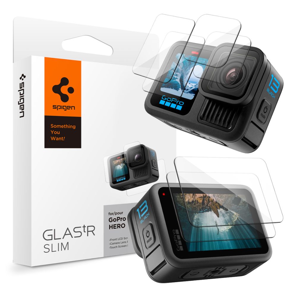 VERRE TREMPE SPIGEN GLAS.TR SLIM 2-SET GOPRO HERO 13 TRANSPARENT