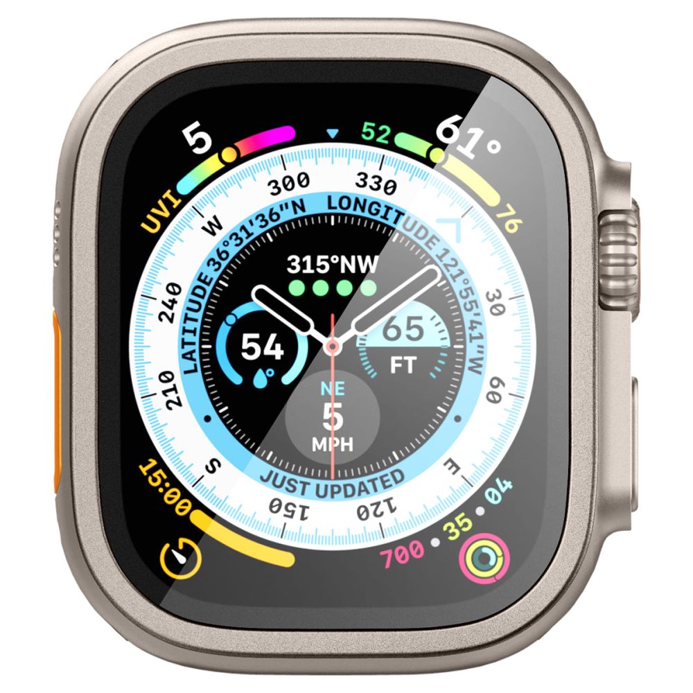 VERRE TREMPE SPIGEN GLAS.TR SLIM PRO POUR APPLE WATCH ULTRA 49 MM TITANE