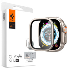 VERRE TREMPE SPIGEN GLAS.TR SLIM PRO POUR APPLE WATCH ULTRA 49 MM TITANE
