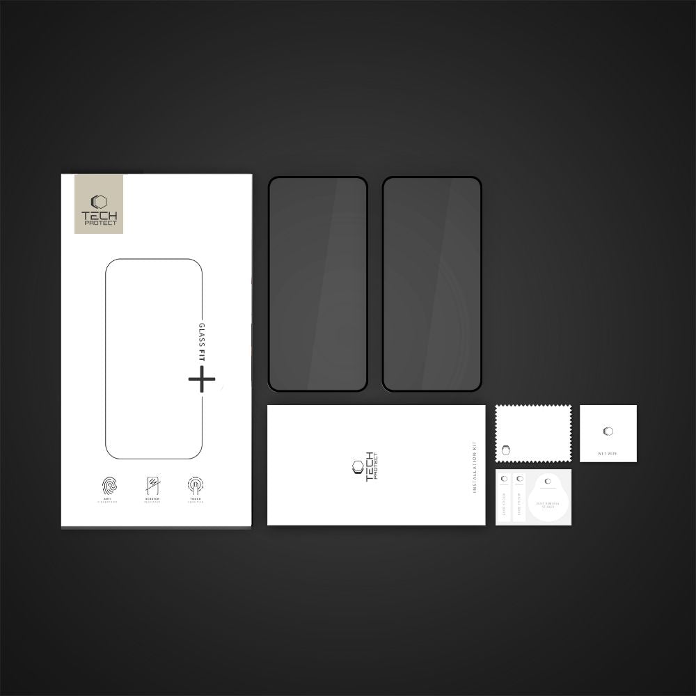 VERRE TEMPERÉ TECH-PROTECT GLASS FIT+ 2-PACK XIAOMI POCO X7 PRO 5G NOIR