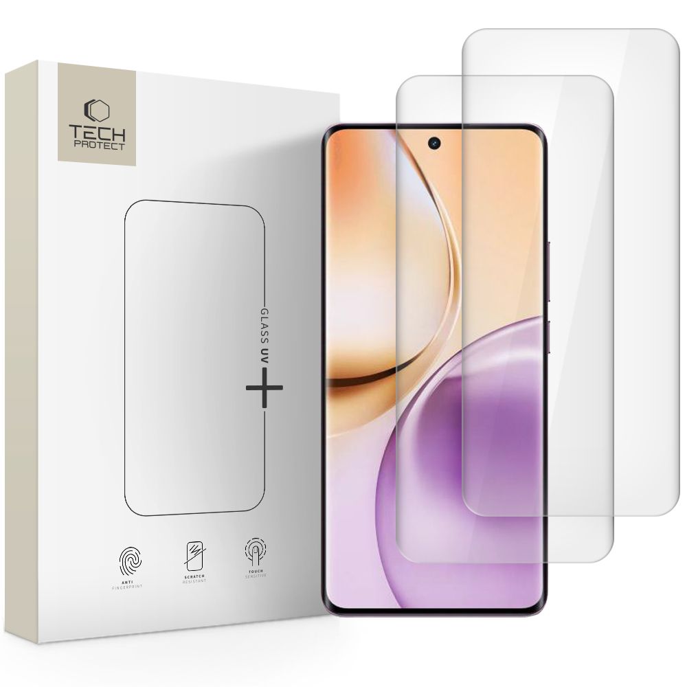 VERRE TEMPERÉ TECH-PROTECT GLASS UV+ 2-PACK REALME 14 PRO 5G TRANSPARENT